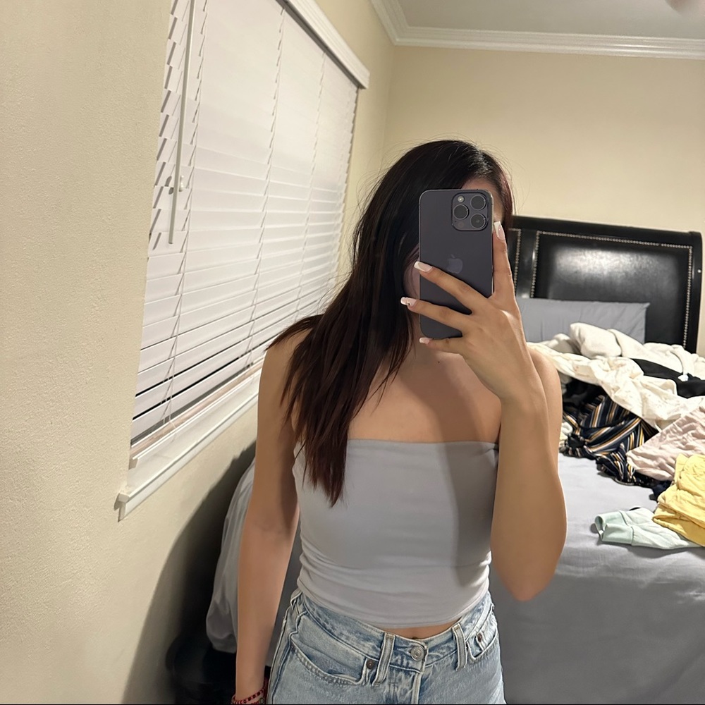 Brandy Melville blue tube top
